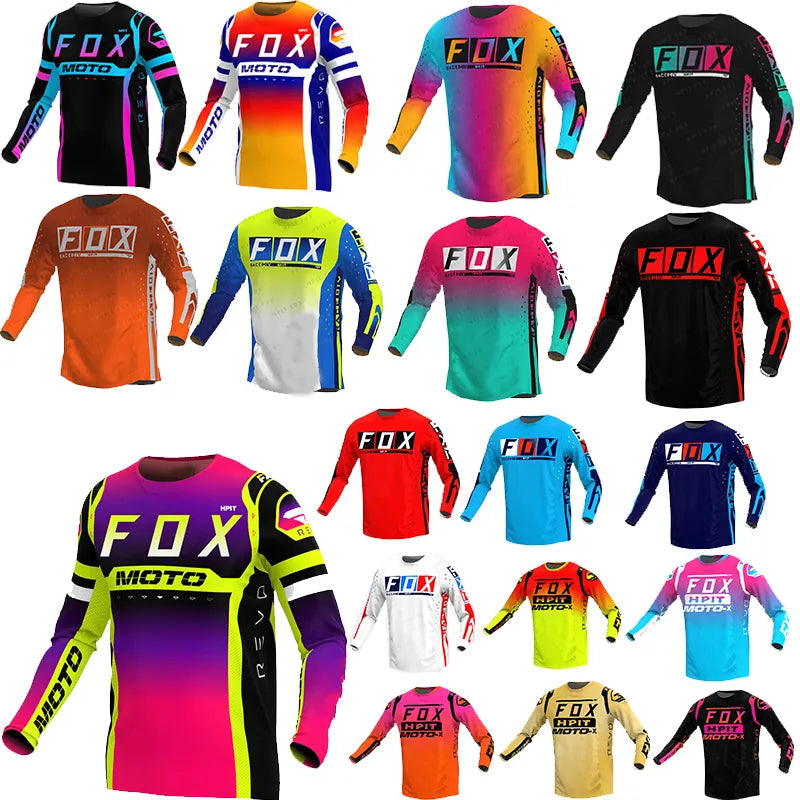 2023 Men's Downhill Jerseys  Jersey Motocross Sportwear Clothing  Hpit Fox