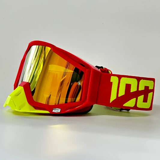 Dirt Bike Motocross Goggles Enduro Anti-fog Cycling Moto Dirt Bike MX Riding HD Mirrored Lens